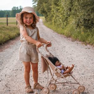 komplet lniany beżowy bluzka wiązana+szorty