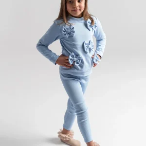 Bluza dresowa baby blue