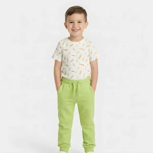 klasyczne spodnie chłopięce limonka