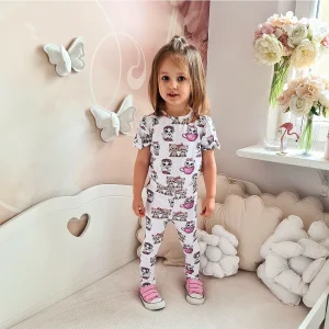 leginsy słodkie kotki w kubeczkach