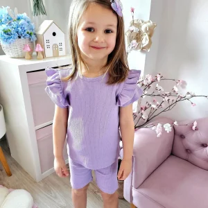 Body Bluzka lila prążek