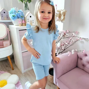 Body Bluzka baby blue lila