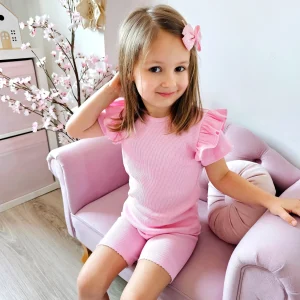 Body Bluzka cukierkowy róż prążek