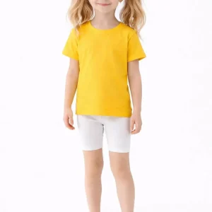 t-shirt słoneczny żółty