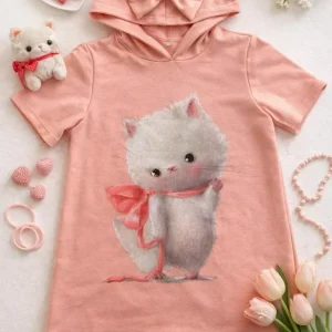 Bluza z aplikacją kotka