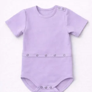 Body dla dzieci karmionych PEG gładkie lila