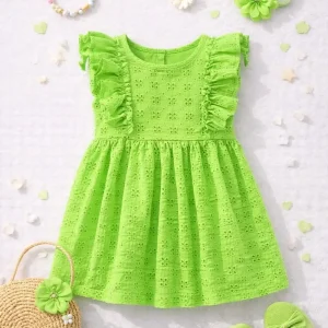 sukienka ażurowa limonka