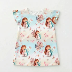 Bluzka królewna z jednorożcem