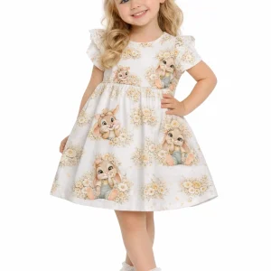 sukienka urocze króliczki