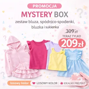 BOX niespodzianka JEDNOKOLOROWY zestaw średni