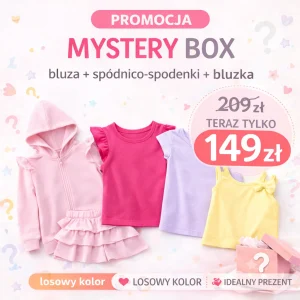 BOX niespodzianka JEDNOKOLOROWY zestaw mały