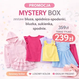 BOX niespodzianka JEDNOKOLOROWY zestaw duży