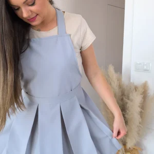 Fartuch damski mama szary