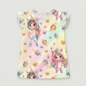 Bluzka dziewczynka jednorożec